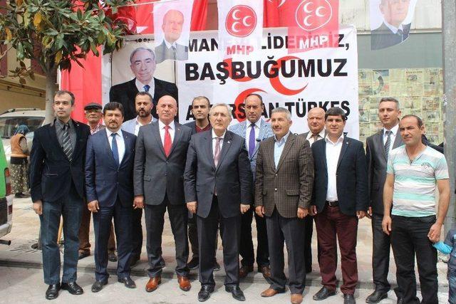 Denizli’de Mhp Lideri Alparslan Türkeş İçin Lokma Döküldü