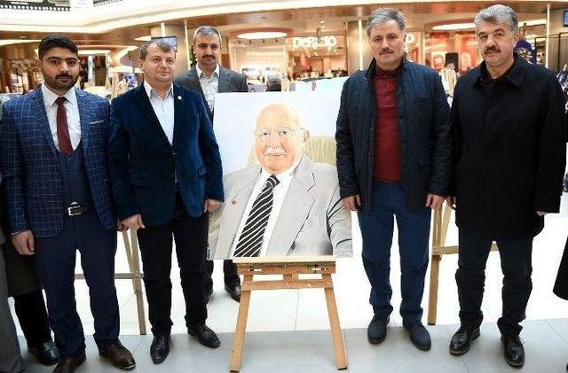 Başkan Çakır ’necmettin Erbakan Resim Sergisi’ni Gezdi