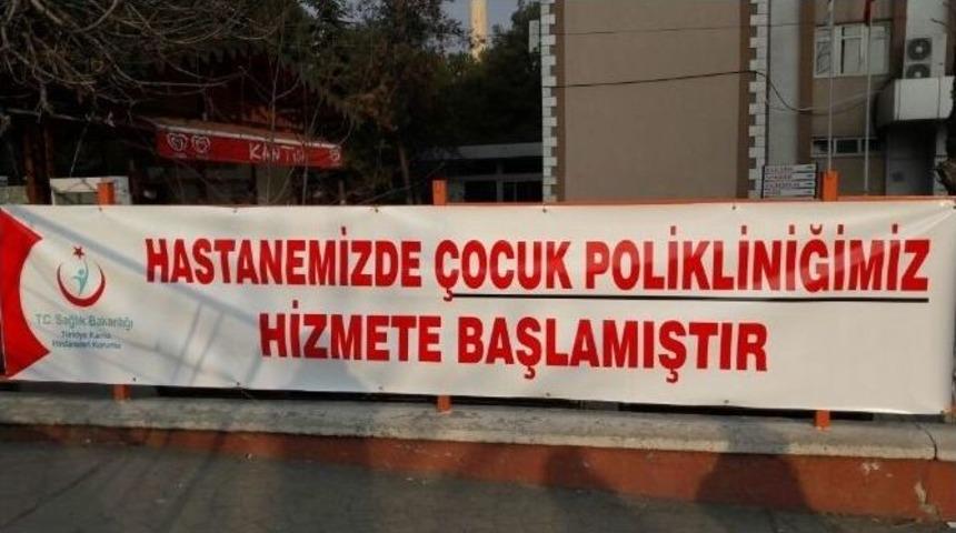 Hastane Ek Binasına &Ccedil;ocuk Polikliniği A&ccedil;ıldı
