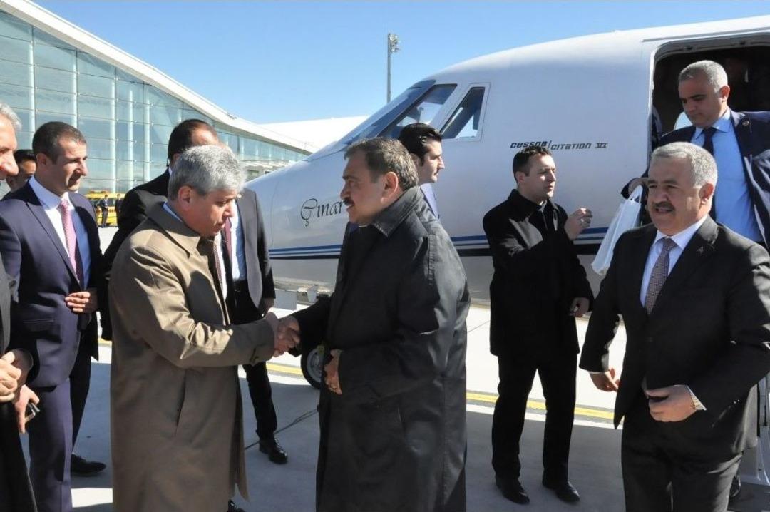 Bakan Arslan Ve Bakan Eroğlu Kars&rsquo;a