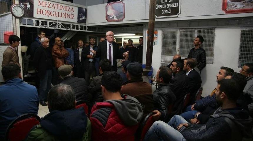 Başkan Kurt, G&uuml;vercin Severlere G&uuml;vercin K&ouml;y&rsquo;&uuml; Anlattı