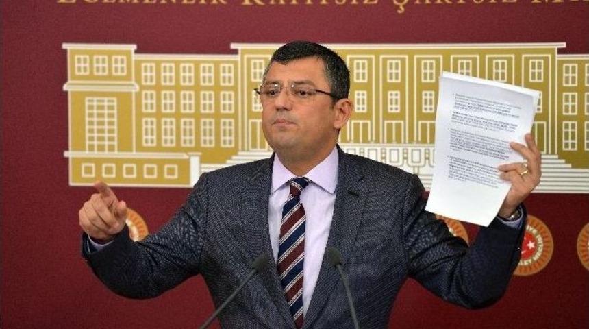 Chp Grup Başkanvekili &Ouml;zel&rsquo;den Referandum A&ccedil;ıklaması