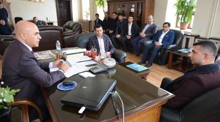 Ak Parti Yakutiye Gen&ccedil;lik Kolları&rsquo;ndan Başkan Korkut&rsquo;a Ziyaret