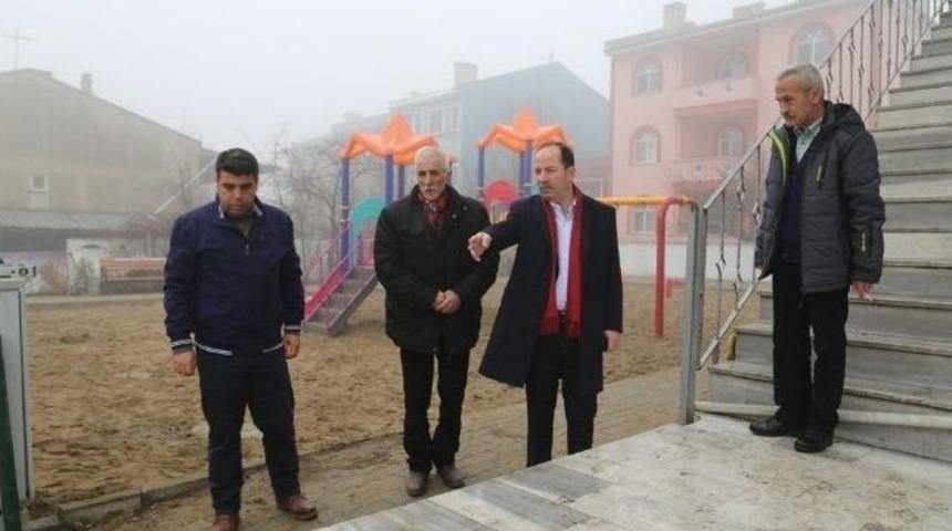 Edirne Belediye Başkanı G&uuml;rkan, Parklarda İncelemelerde Bulundu