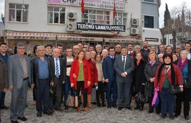 Chp Genel Sekreteri Referandum Çalışmalarına Bergama’dan Başladı