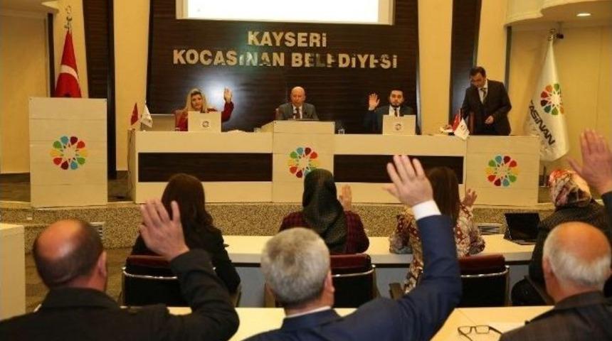 Kocasinan Belediye Meclisi Gündeminde 32 Madde Görüşüldü