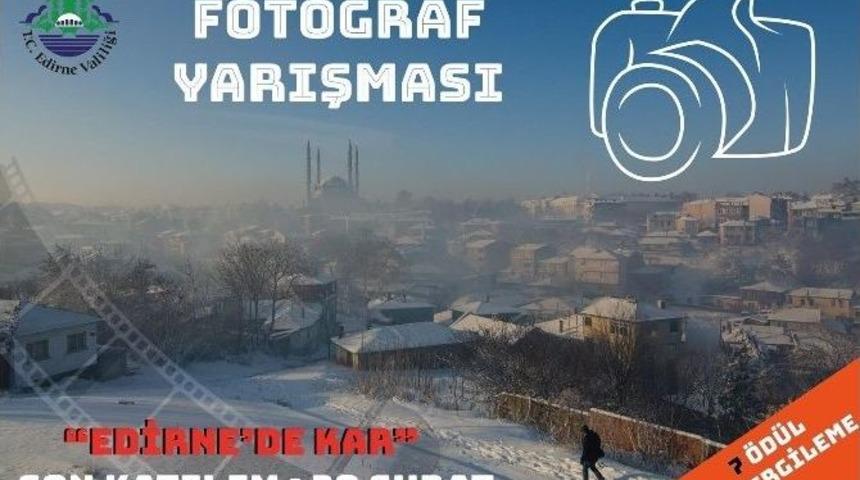 Edirne Valiliğinden &lsquo;kar Fotoğrafı&rsquo; Yarışması