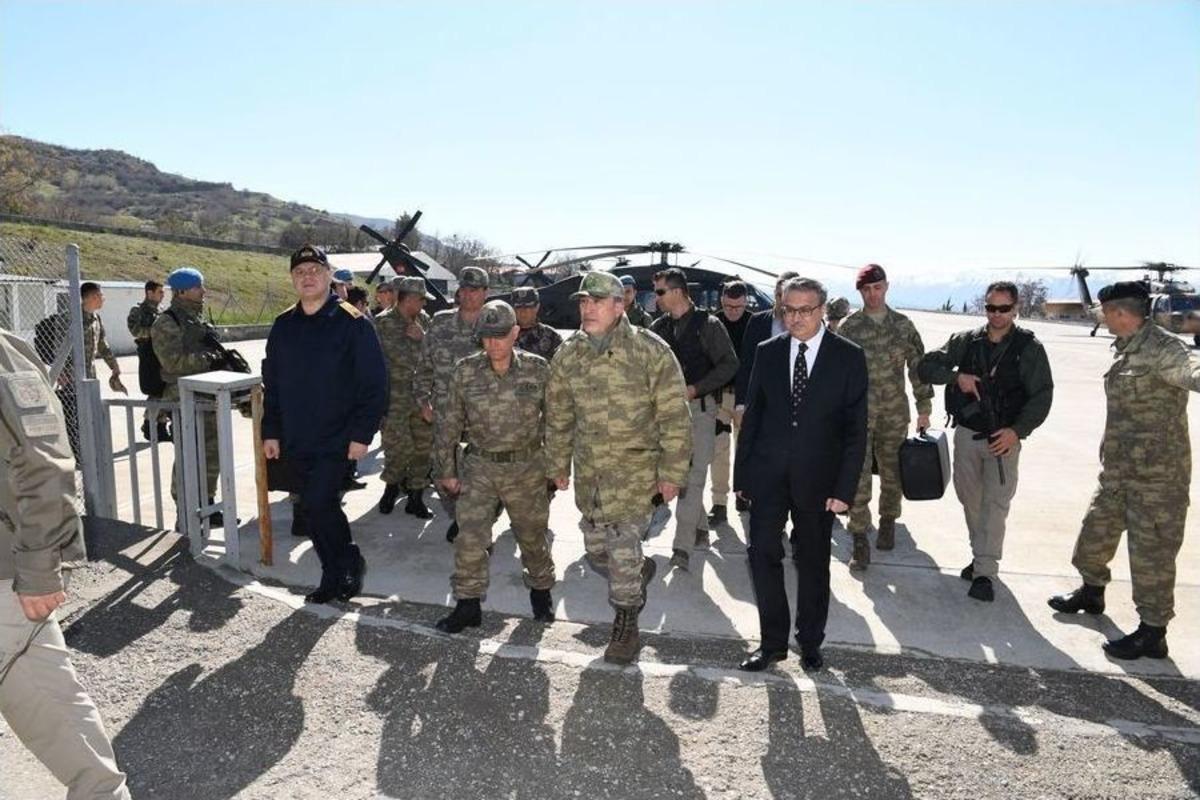 Genelkurmay Başkanı Akar Ve Kuvvet Komutanları Şırnak, Siirt Ve Bitlis&rsquo;te İncelemelerde Bundu