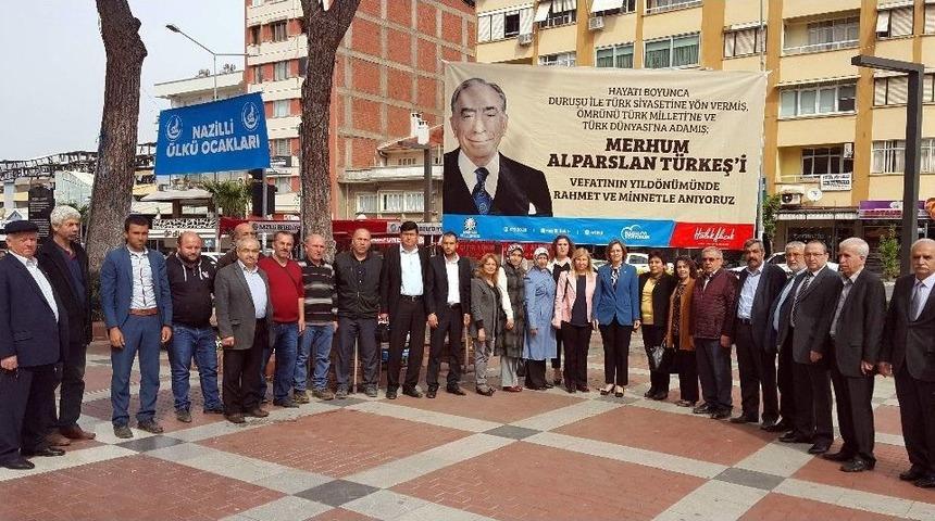 Alparslan T&uuml;rkeş Nazilli&rsquo;de Anıldı
