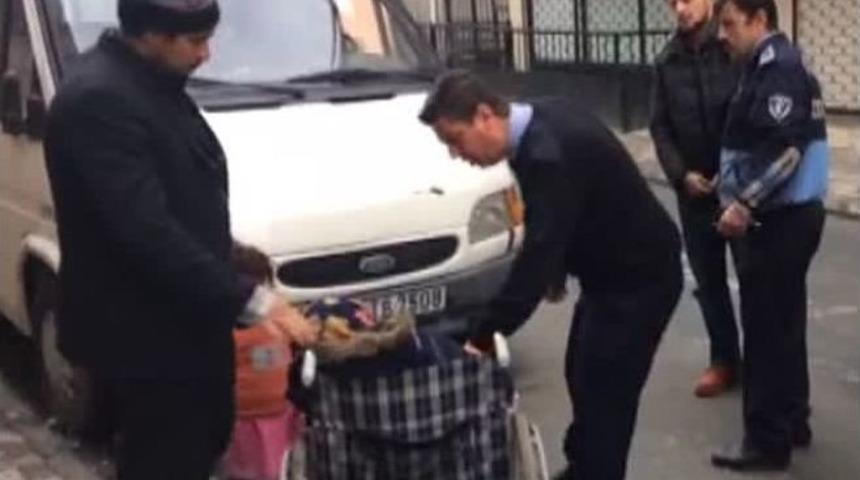 (&ouml;zel Haber) Zabıtayı G&ouml;ren Tekerlekli Sandalyedeki Dilenci Kız Ayaklanarak Y&uuml;r&uuml;meye Başladı