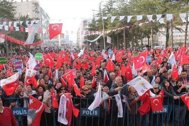 Deniz Baykal Konya’da Referandum Çalışmasına Katıldı