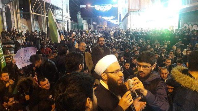 Beyoğlu’nda İdlib Protestosu