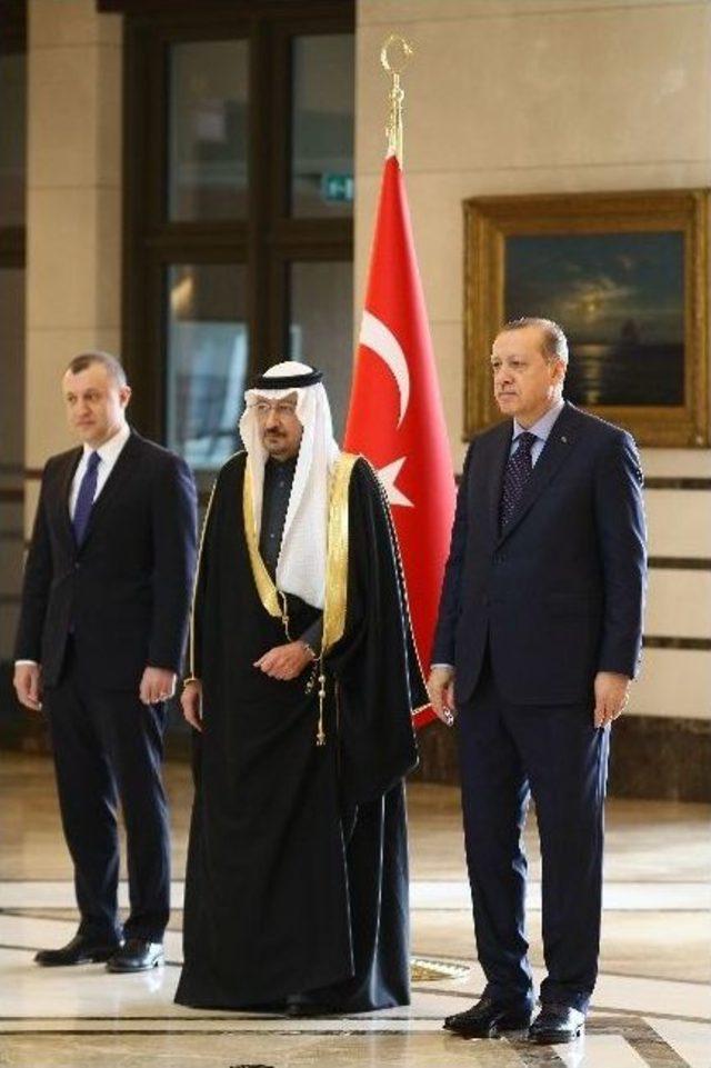 Suudi Arabistan Büyükelçisi Cumhurbaşkanı Erdoğan’a Güven Mektubu Sundu