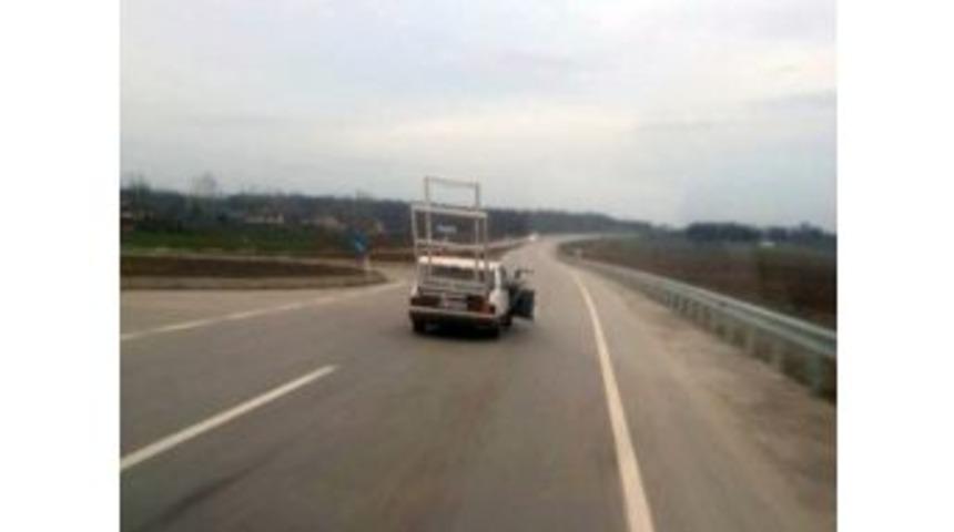 Duble Yolda Tehlikeli Yolculuk Kameralara Yansıdı