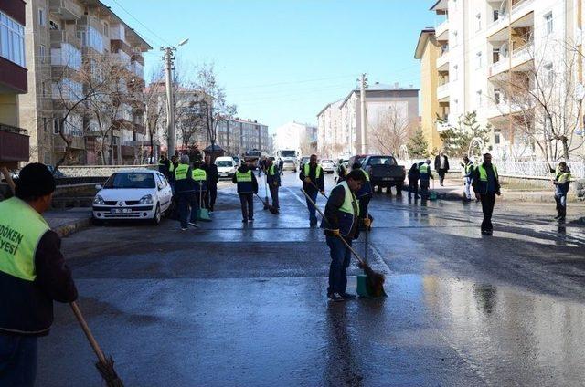 Palandöken Belediyesinden Bahar Temizliği