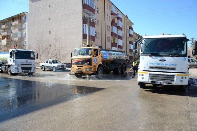 Palandöken Belediyesinden Bahar Temizliği