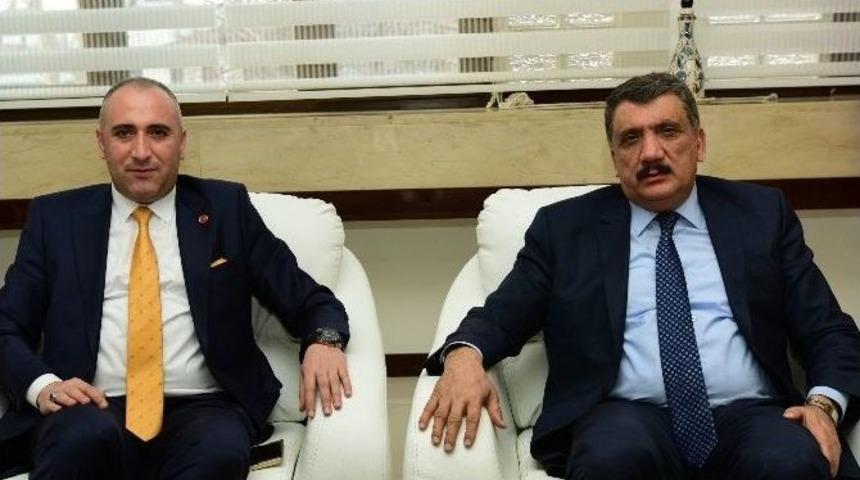 Birkonfed Genel Başkanı &Uuml;nsal, Başkan G&uuml;rkan&rsquo;ı Ziyaret Etti