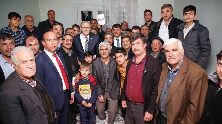 Belediye Başkanı Fadiloğlu İle Milletvekili Ko&ccedil;er, Mahalle Sakinleriyle Buluştu