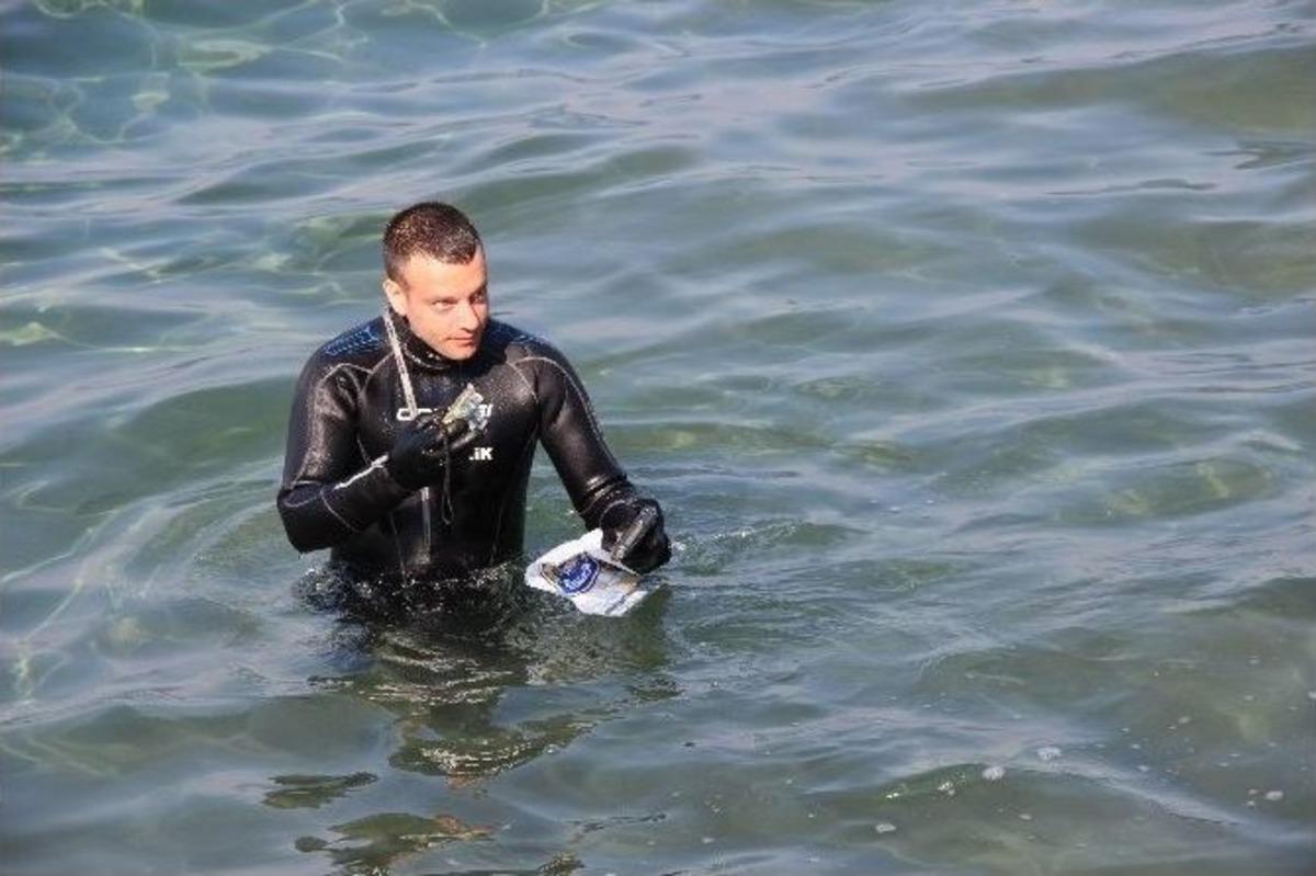 Denizden Tabanca &Ccedil;ıktı