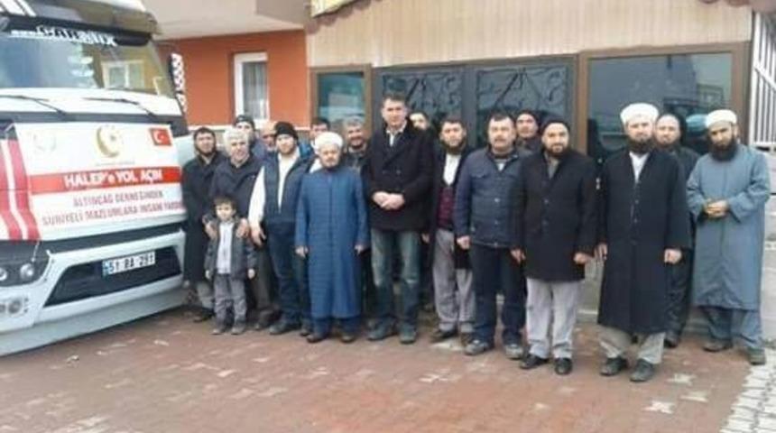 Altın&ccedil;ağ Derneğinden Halep&rsquo;e Yardım