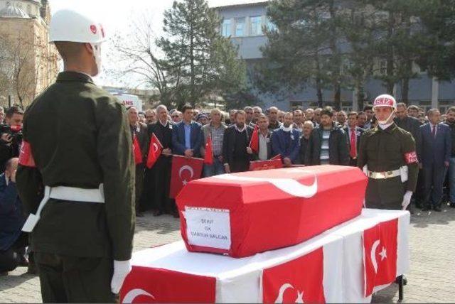 Şehit Korucu, Törenle Uğurlandı