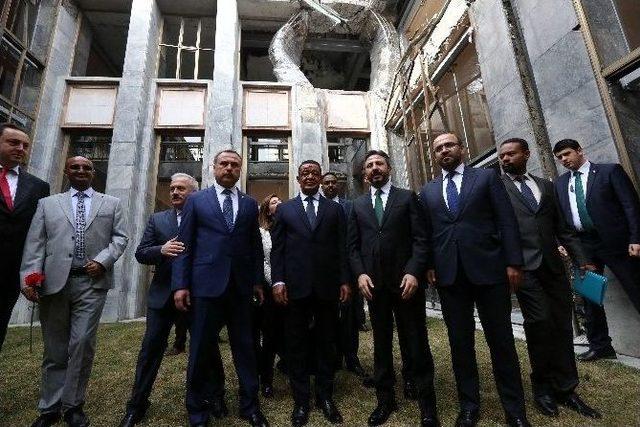 Etiyopya Cumhurbaşkanı Mulatu Teshome, Tbmm’yi Ziyaret Etti