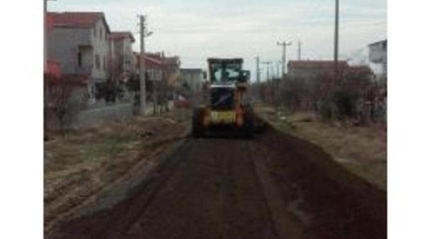 Marmaraereğlisi&rsquo;nde Yol Yapım &Ccedil;alışmaları