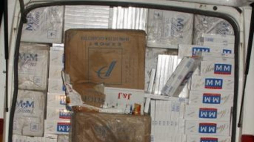 Mardin&rsquo;de 60 Bin Paket Ka&ccedil;ak Sigara Ele Ge&ccedil;irildi