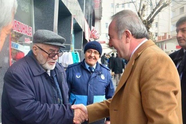 Şahiner Esnafın Sorunlarını Dinledi