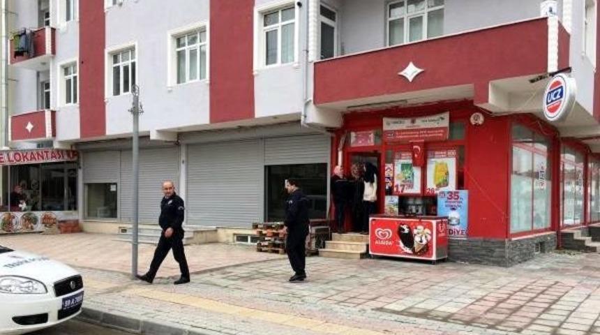 Kapaklı'da Markette Silahlı Soygun