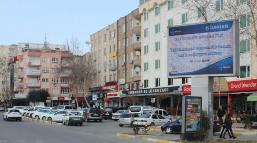 İşkur İlanları Dijital Reklam Panolarında Yer Alıyor