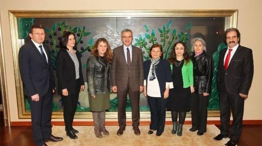 Başkan K&ouml;şker, Tema Ve Yeşilay Temsilcileriyle Buluştu