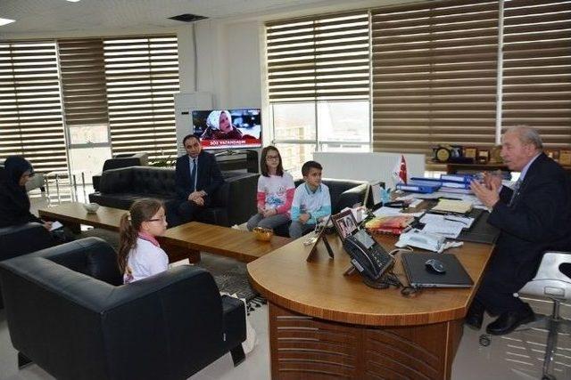 Albayrak, Su Kaşifi Projesinde Türkiye 1’ncisi Olan Okulun Öğrencilerini Ağırladı 2