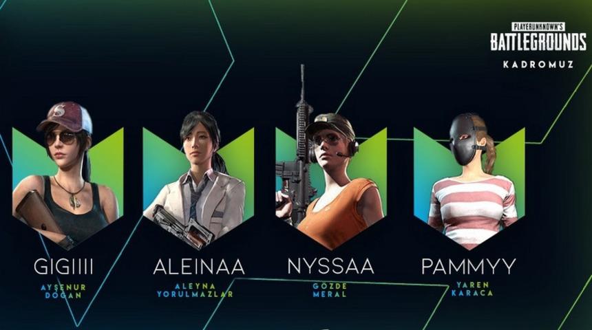 T&uuml;rkiye'de bir ilk! İlk kadın PUBG Espor takımı kuruldu!