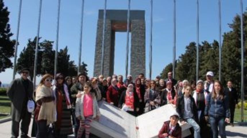 Gemlikli Şehit Yakınları &Ccedil;anakkale&rsquo;de