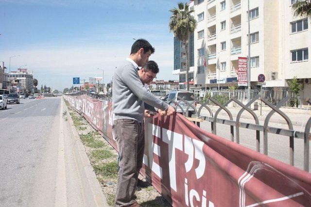 Mhp’den 2 Kilometrelik ’evet’ Pankartı