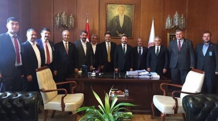 Ziraat Odası Başkanları Milletvekilleri İle Tarımı G&ouml;r&uuml;şt&uuml;