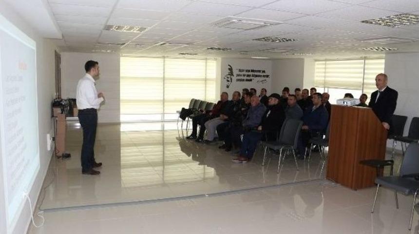 Maski Personeli Eğitimden Ge&ccedil;ti