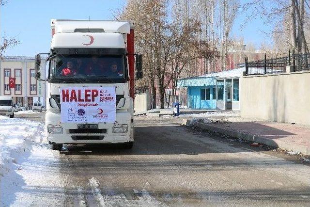 Van’dan Halep Halkına Yardım Eli