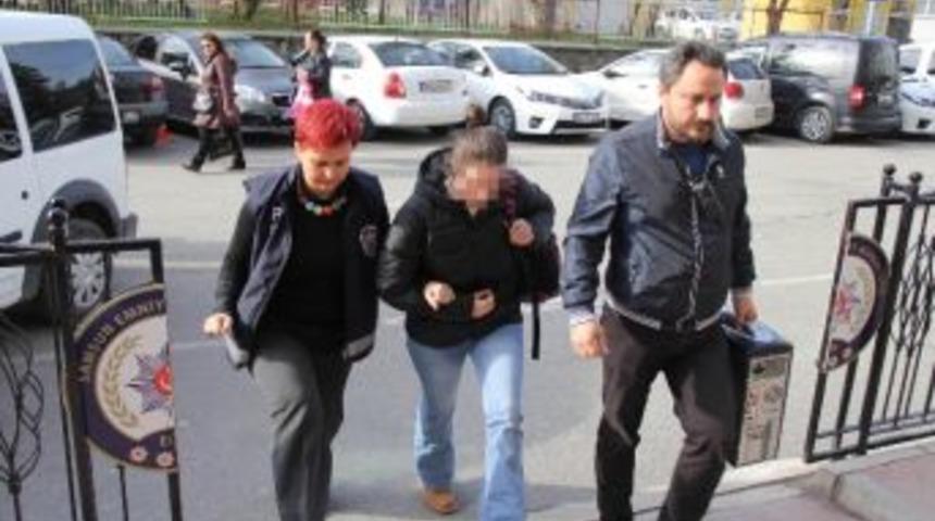 Fet&ouml;&rsquo;den Aranan Kadın Polis Samsun&rsquo;da G&ouml;zaltına Alındı