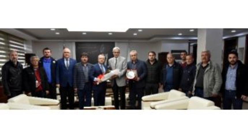 Askf Başkanı Aydın&rsquo;dan Başkan Kayda&rsquo;ya Ziyaret