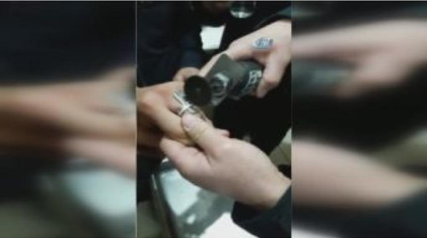 İtfaiyeden Parmak Kurtarma Operasyonu