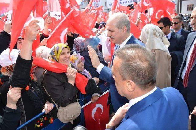 Kurtulmuş, &Uuml;nye&rsquo;nin Doğalgaz Ateşini Yaktı 1