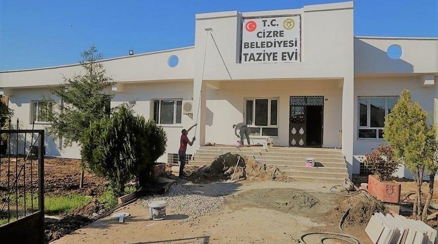 Cizre Belediyesi Nur Mahallesi Taziye Evi&rsquo;ni Yeniden D&uuml;zenliyor