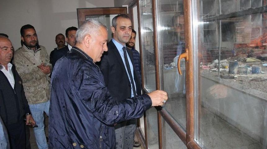 Cizre Belediye Başkanı Adanur &Ouml;rnek Daireyi İnceledi