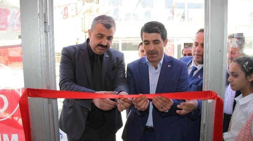 Şemdinli&rsquo;de Mhp B&uuml;rosu A&ccedil;ıldı