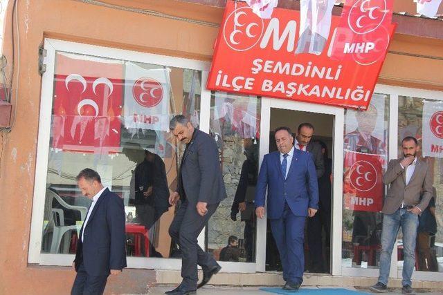 Şemdinli’de Mhp Bürosu Açıldı