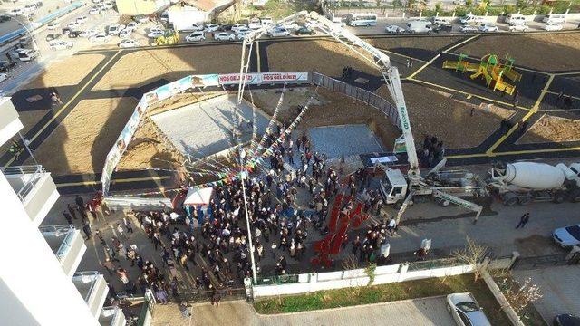 Yeşilyurt Belediyesi Engelsiz Park Alanına Mahalle Camisi Temeli Atıldı