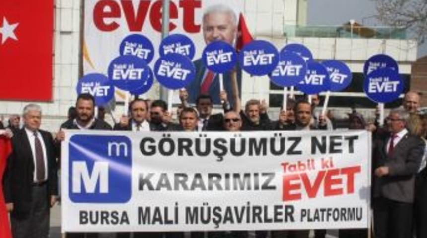 Mali M&uuml;şavirler Platformu &ldquo;evet&rdquo; Diyecek