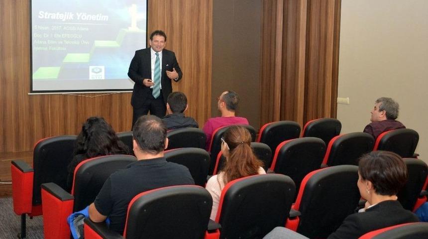 Sanayicilere “stratejik Yönetim” Semineri
